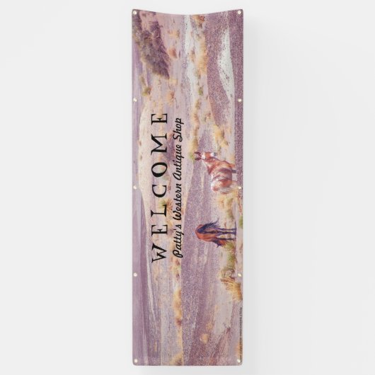 アメリカン・デザートウマP8670 横断幕 (縦)