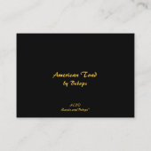 アメリカン・トッドATC 名刺 (裏面)