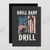 アメリカン・トランプ・エネルギー・エコノミー 招待状 (正面/裏面)