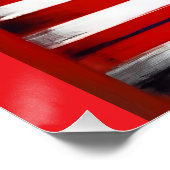 アメリカン・ドナルド・トランプ2024国旗 ポスター (コーナー)