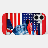 アメリカン・ドナルド・トランプ2024国旗 Case-Mate iPhoneケース (裏面 (横))