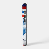 アメリカン・ドナルド・トランプ2024国旗 iPhoneケース (左側面)