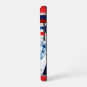 アメリカン・ドナルド・トランプ2024国旗 iPhoneケース (左側面)