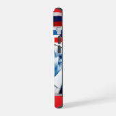 アメリカン・ドナルド・トランプ2024国旗 iPhone 15ケース (左側面)