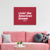 アメリカン・ドリーム キャンバスプリント (インサイチュ (リビング))