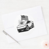 アメリカン・ドリーム ラウンドシール (封筒)