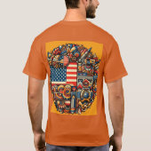 ..**アメリカン・ドリーム** Tシャツ (裏面)