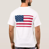 アメリカン・ドリーム – USA Tシャツユニセックス Tシャツ (裏面)