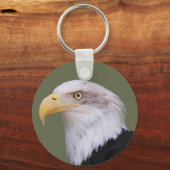アメリカン・バルド・イーグル写真 キーホルダー (正面)