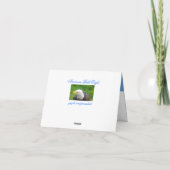 アメリカン・バルド・イーグル・ノート カード (裏面)