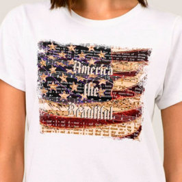 アメリカン・パトリオティック・ウィメンズTシャツ Tシャツ