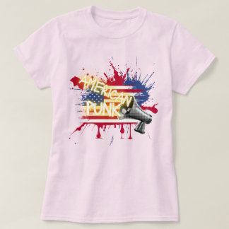 アメリカン パンク フラッグ Tシャツ