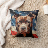 アメリカン・ピットブル・テリア クッション (ブランケット)