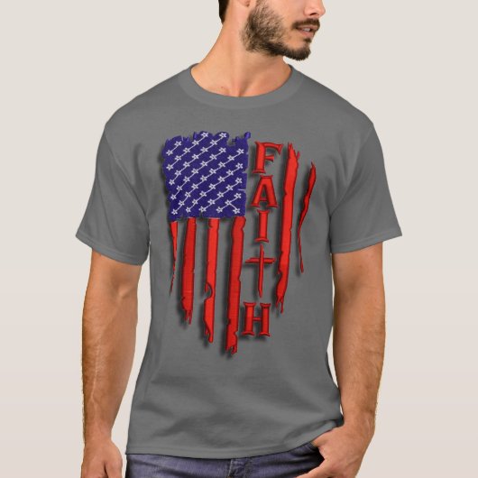 アメリカン・フェイス Tシャツ (正面)