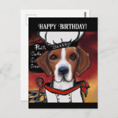 アメリカン・フォックスハウンド ポストカード (正面/裏面)