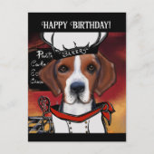 アメリカン・フォックスハウンド ポストカード (正面)