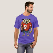 アメリカン・フクロウ・タッチダウン Tシャツ (正面フル)