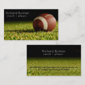 アメリカン・フットボールコーチまたはプレーヤーの名刺 名刺 (正面/裏面)