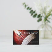 アメリカン・フットボールコーチまたはプレーヤーカードクラブスポーツ 名刺 (スタンド正面)