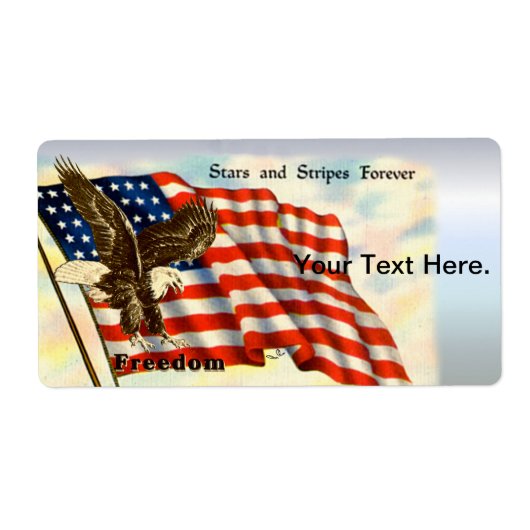 アメリカン・フリーダム・イーグル1776年7月4日 ラベル (正面)