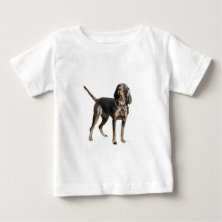 アメリカン・ブラック・アンド・タン・クーンハウンド ベビーTシャツ
