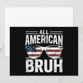 アメリカン ブラフ 4th オブ ジュライ ボーイズ 愛国者 招待状 (正面/裏面)