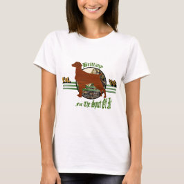アメリカン・ブリタニー・スパニエル犬・ギフト Tシャツ