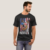 アメリカン・ブルー・ヒーラー 7月4日 Tシャツ (正面フル)