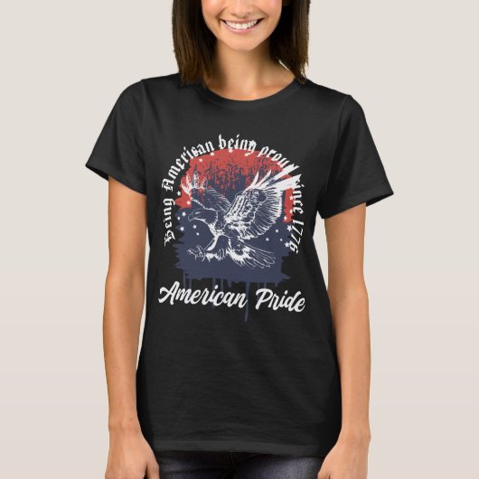 アメリカン・プライド・イーグル Tシャツ (正面)