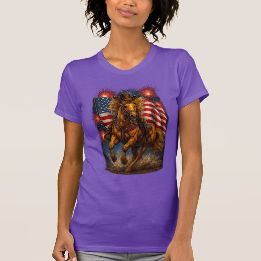 アメリカン・プライド・ロデオ Tシャツ (正面)