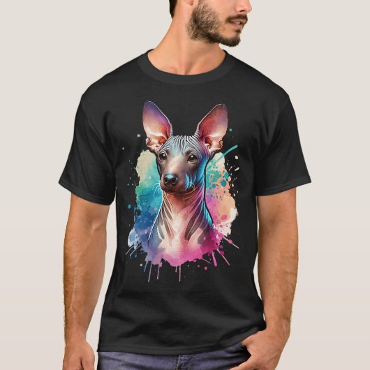 アメリカン・ヘアレス・テリア Tシャツ (正面)
