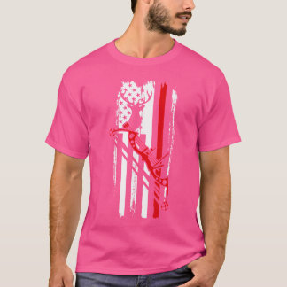 アメリカン・ボウハンティング・アーチャー・ボウメン・ターゲット・シューティング Tシャツ