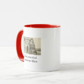 アメリカン・マン実在・フォト・コーヒー・マググ マグカップ (正面左)