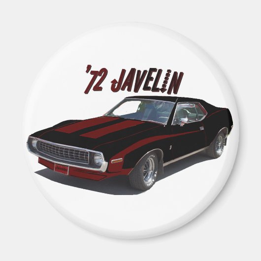 アメリカン・モーターズ: '72 Javelin マグネット (正面)