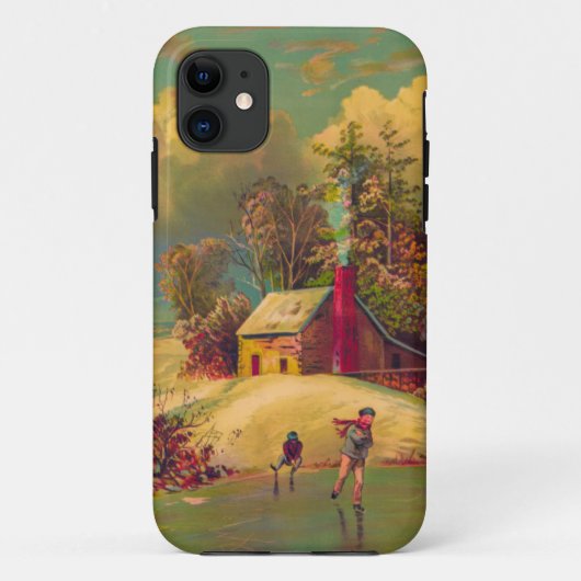アメリカン・ライフ・ウィンター・ヴィンテージ Case-Mate iPhoneケース (裏面)
