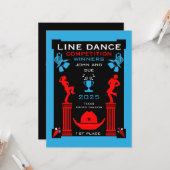 アメリカン・ライン・踊り競技会 カード (正面/裏面インサイチュ)