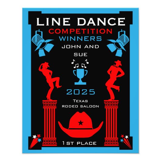 アメリカン・ライン・踊り競技会 フォトプリント (正面)