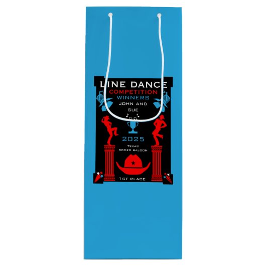 アメリカン・ライン・踊り競技会 ワインギフトバッグ (正面)