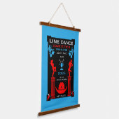 アメリカン・ライン・踊り競技会 吊り下げ型タペストリー (傾斜あり)