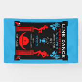 アメリカン・ライン・踊り競技会 横断幕 (横)