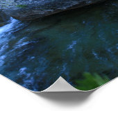 アメリカン・リバー、山、ポートレート ポスター (角)