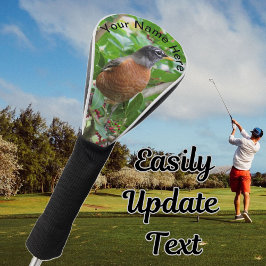 アメリカン·ロビン-ドライバー·ゴルフ·クラブ·カバー ゴルフヘッドカバー