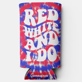 アメリカン 赤白 アイ・ドゥ バチェロレッテ スリム缶クーラー