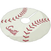 アメリカン·野球の公式クリスマス ブラッシュドポリエステルツリースカート (アングル)