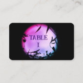 アメリカン， 89 mm x 51 mmフラット座席表 プレイスカード (裏面)