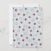 アメリカンBBQパーティー 招待状 (裏面)