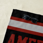 アメリカンby誕生ソルジャーバイチョイス退役軍人 ビーチタオル (インサイチュ)