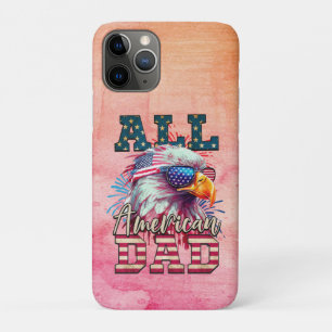 アメリカンDAD 4thオブジュライ ハゲワシ アメリカ国旗 iPhone 11 Proケース