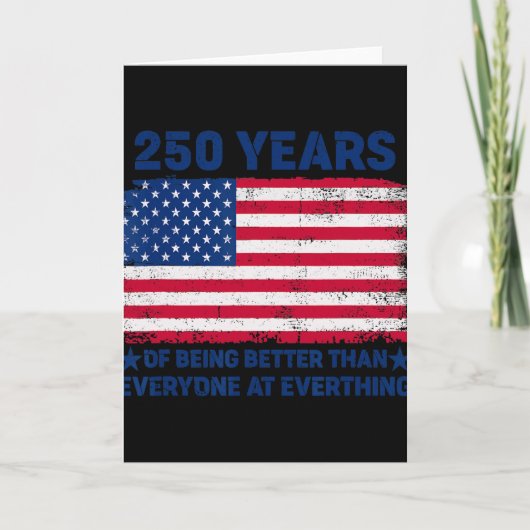 アメリカンF 250年の優位 カード (正面)