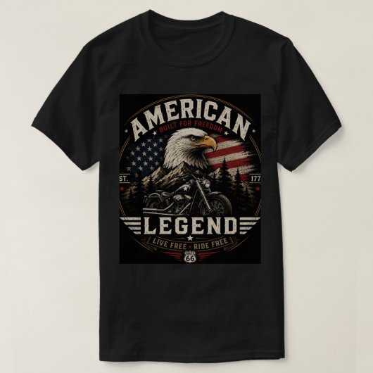 アメリカンTシャツ Tシャツ (デザイン正面)